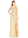 Lara New York Dahlia Sequin Prom Dress In Gold