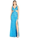 Lara New York Dahlia Sequin Prom Dress In Ocean
