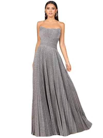Lara New York Flowing Pleated, Strapless Dress