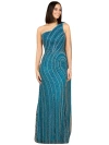 Lara New York One Shoulder Fitted Gown