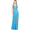 Lara New York Regan Fringe Sequin Dress In Ocean