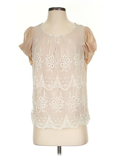 Pre-owned Lara Sleeveless Blouse In Ivory