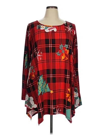 Pre-owned Larace Long Sleeve T-shirt In Red