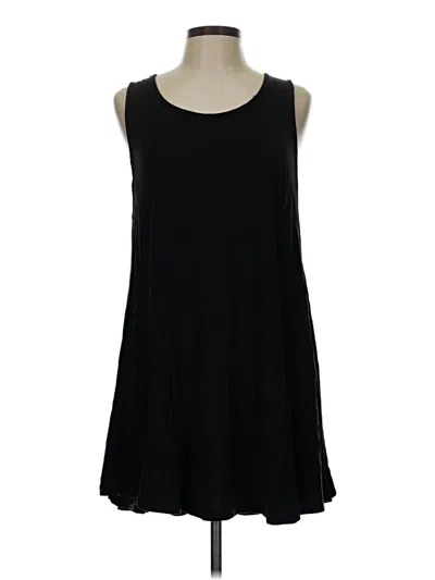 Pre-owned Larace Sleeveless Top Black Scoop Neck Tops