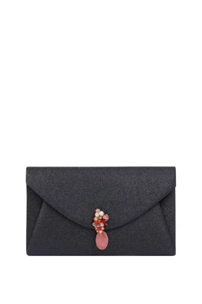 Larallan Mabel Oversized Envelope Clutch In Black