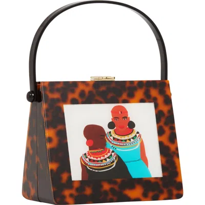 Larallan Naserian Acrylic Top Handle Bag