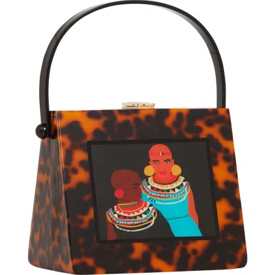 Larallan Naserian Acrylic Top Handle Bag