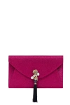 Larallan Vicki Oversized Envelope Clutch In Pink