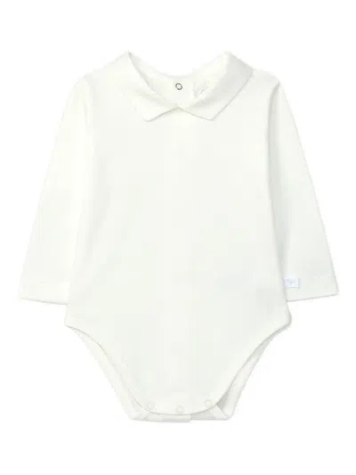 Laranjinha Babies' Collared Body In White
