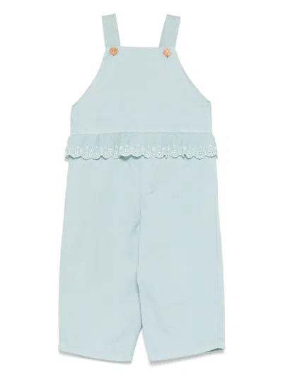 Laranjinha Babies' Cotton Dungarees