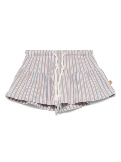 Laranjinha Babies' Cotton Shorts In Blue