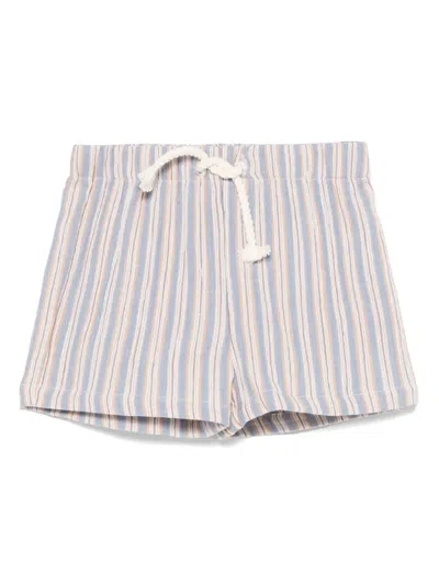 Laranjinha Babies' Cotton Shorts In Blue