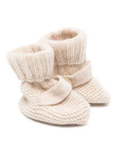 Laranjinha Kids' First Steps Socks With Decoration  In Neutral