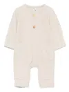 Laranjinha Long-sleeved Romper In Neutral