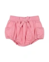 Laranjinha Newborn Girl Shorts & Bermuda Shorts Pink Size 1 Cotton In Pink