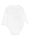 Laranjinha Peter-pan Collar Bodysuit In White