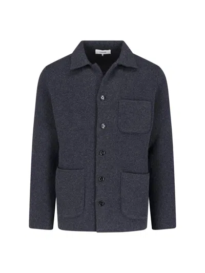 Lardini 100% Cashmere Crewneck Sweater For Men In Gray