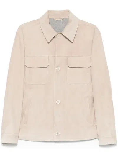 Lardini Coats In Neutral