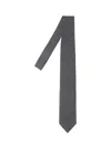 Lardini Virgin Wool Tie In Gray