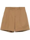 Lardini Men's Pleated Front Pocket Shorts In 300