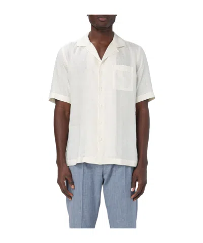 Lardini A Short Sleeved Shirt In Weiss