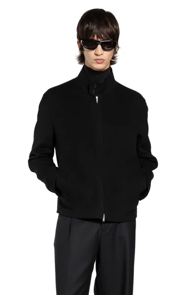 Lardini Aaberit Double Wool Jacket In Black