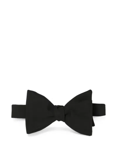 Lardini Adjustable-strap Bow Tie In Black