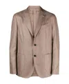 Lardini Americana Brooch-detail Blazer In Nude