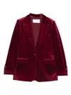 Lardini Angeliu Button-fastening Blazer In Red