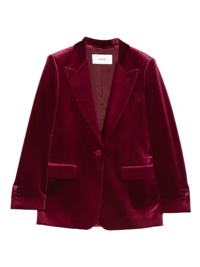 Lardini Angeliu Button-fastening Blazer In Red