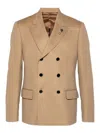Lardini Attitude Double Breasted Jacket In Multi