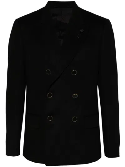 Lardini `attitude Drop 7 Reg` Jacket In Black