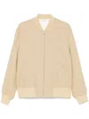 Lardini Ribbed Collar Jacket Side Pockets