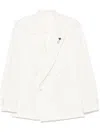 Lardini Strong Attitude Double-breasted Jacket In White