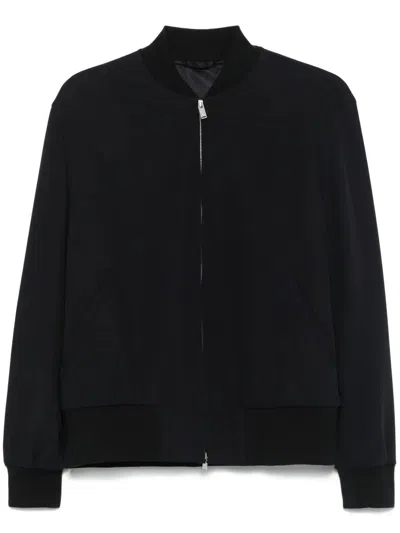 Lardini Zip-fastening Bomber Jacket In Black