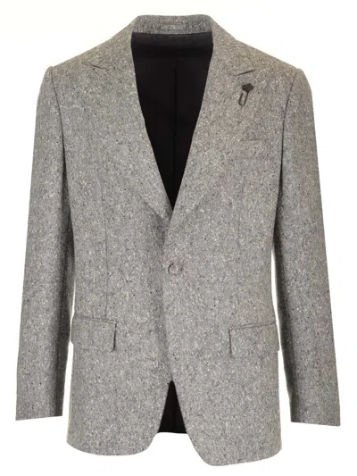 Lardini Attitude Jacket In Grey