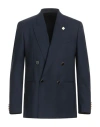 Lardini Attitude Man Blazer Midnight Blue Size 38 Wool