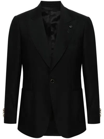 Lardini Attitude Single-breasted Blazer In 黑色