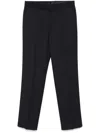 Lardini Tailored Trousers With Rear Pockets In Black