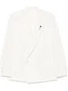 Lardini Strong Attitude Double-breasted Jacket In White