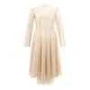 Lardini Dress Tulle With Gold Applications In Beige