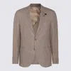 Lardini Tailored Jacket Featuring Front Pockets