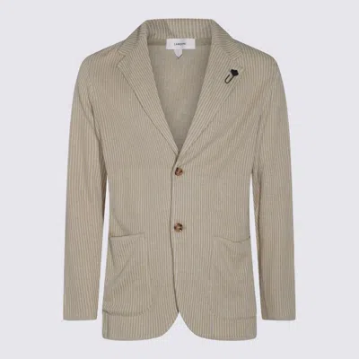 LARDINI BEIGE LINEN BLAZER