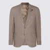 Lardini Tailored Jacket Featuring Front Pockets
