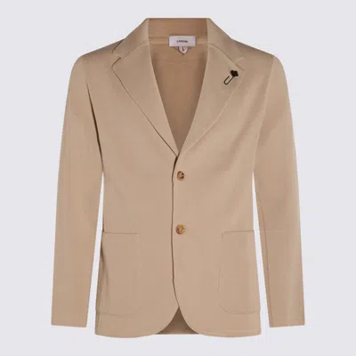 LARDINI BEIGE WOOL KNITWEAR