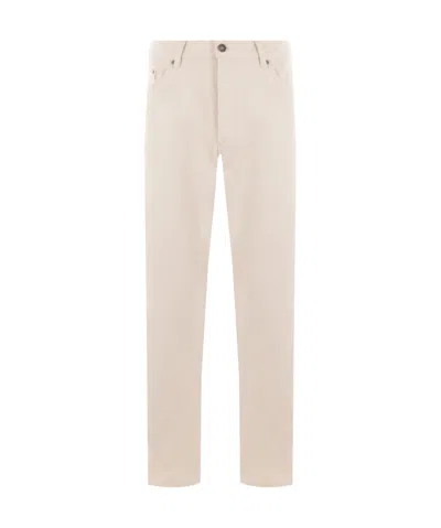Lardini Belt-loop Jeans In Nude
