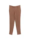 Lardini Belt-loop Trousers In Brown
