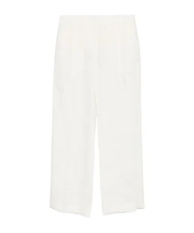 Lardini Belt Loops Slacks In White