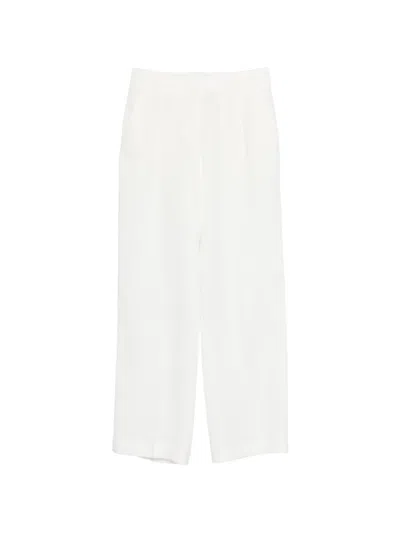 Lardini 벨트 루프 팬츠 In White