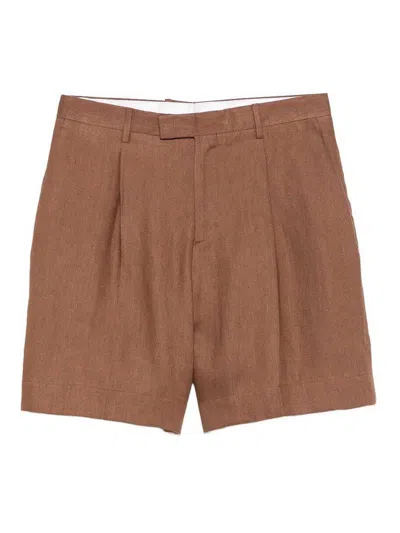 Lardini Bermuda Shorts In Brown